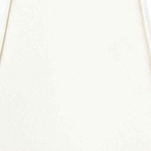 GO&SO Square Cut Corner Lampshades Set of 2, 8x14x11 Inch Medium Table Lamp Shades Cream-Yellow, Natural Fabric Handcrafted, Easy Assembly,Bell Lamp Shade for Floor Lamps Replac for Living Room