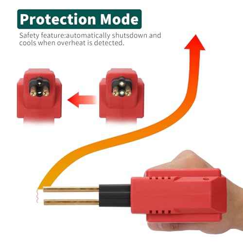 YIHUA 960-V90 High Power Plastic Welding Kit with LED Light, 200 Hot Staples for Car Bumper, Gas Tank, Plastic Crack Repair, Thicker Plastics