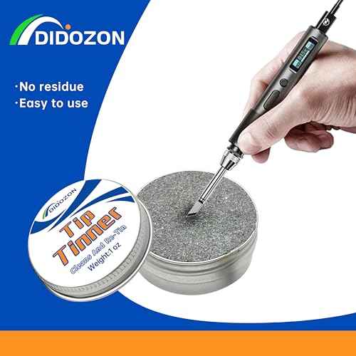 Tip Tinner, Soldering Iron Tip Cleaner and Re-Tinning Solution, 1 pcs, 1 oz