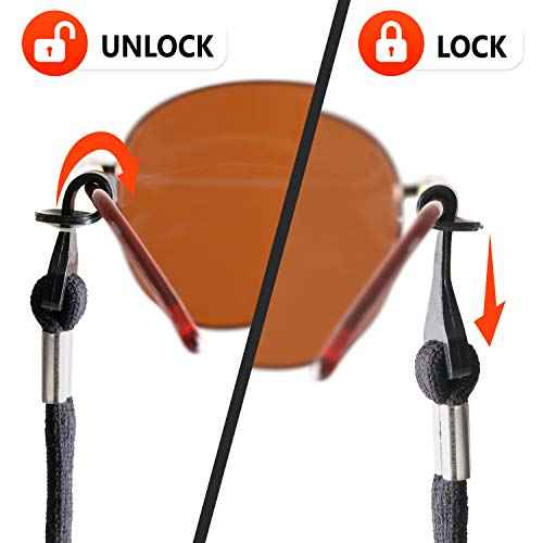 SIGONNA Eye Glasses String Holder Strap - Eyeglass Straps Cords for Men Women - Eyeglass Holders Around Neck - Sunglasses String Chain Lanyard Retainer