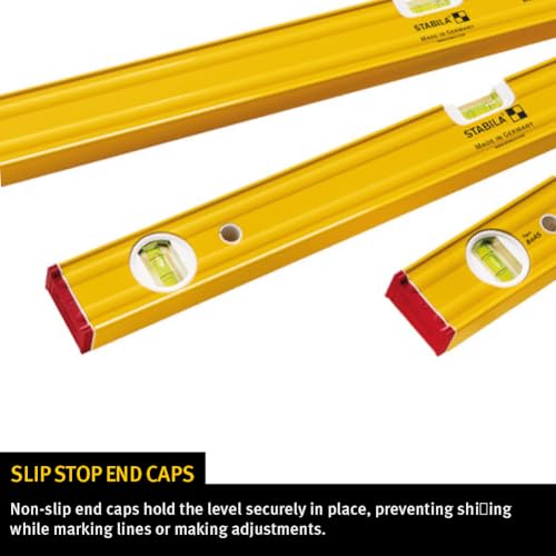 Stabila Pro Level Set 80 AS-2: 48in, 24in & 12in Levels with Case