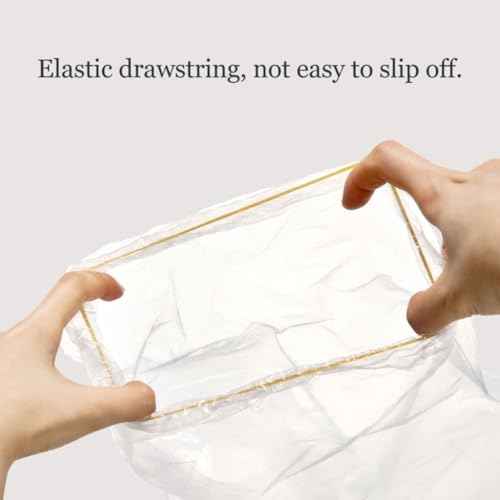 20 PCS Shoe Covers Disposable, Rain Shoe Covers, Shoe Covers for Rain, Waterproof Boot Covers, Disposable Shoe Covers, Non-Slip Outdoor Waterproof Shoe Covers Women and Men (10 Pairs,Clear)