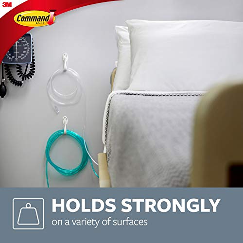 Command Cord Bundlers - Damage-Free Cable Organizer, 6 Gray Bundlers with Strips