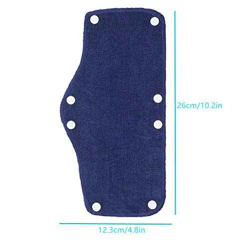 Hard Hat Sweatband, Cotton Hard Hat Liner, Reusable Hardhat sweatbands(Blue