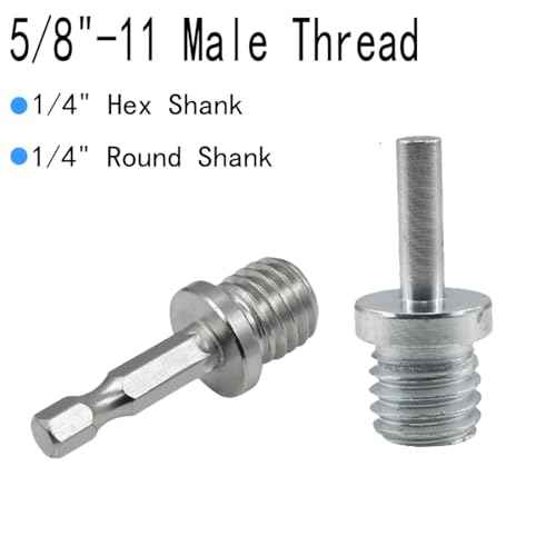 4 Inch Backing Plates Buffing Pads Holder 5/8-11 Thread Hook & Loop Backer with 1/4'' Connecting Rod Hex Shank for Polishing Tools, Sander (Pack of 4)