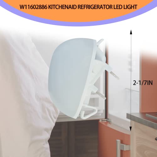 Parzuozenney 1 Pack Refrigerator LED Light Bulb W11251749 W11602886 W11449273