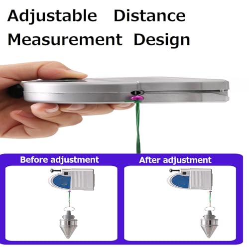 Retractable Plumb Bob With 19.7ft String, Magnetic Construction
