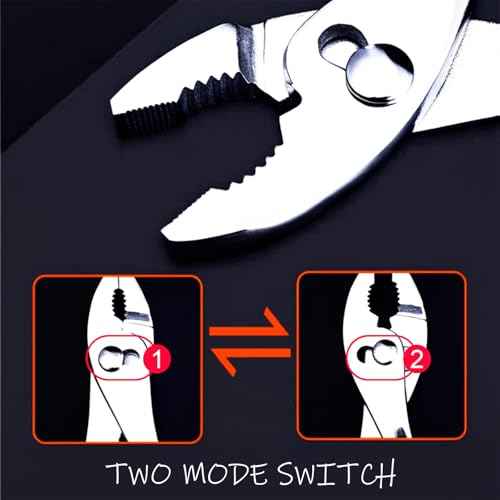 6" Slip-Joint Pliers,Rust-Proof,2 Mode Switch,Anti-Slip Handle.