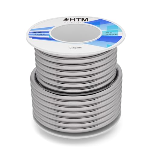 HengTianMei 60/40 Solder for stained glass (3.0 mm / 1 lb)