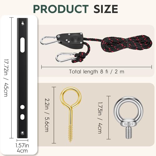 Heavy-Duty Dehumidifier Hanging Kit with 300 lb Load Capacity for Crawl Space & Basement