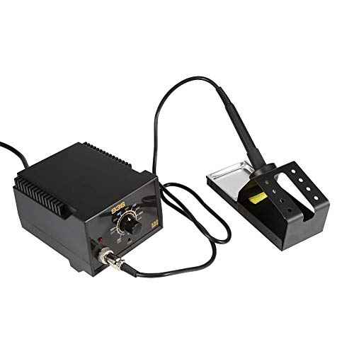 Soldering Station, 110V 60W 936 Power Iron Frequency Change Desolder Electric Welding Station Hot Air Rework Station Welder Tool for Circuit Board Soldering Laptop Repairing