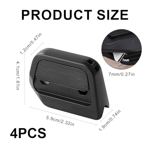 4-Pack Magnetic Box Cutter, Auto-Retract Unboxing Knife with Ceramic Blade for Cardboard Crafts and Daily Using, Kids Mini Package Opener Tool for Home Office Warehouse Use