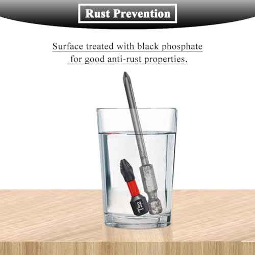 20PCS 25mm Phillips Screwdriver Bits PH2 Magnetic Screwdriver Bit Anti-Slip Phillips #2 Impact Driver Bits 1/4 Inch Hex Shank TS2 Screw Driver Bits