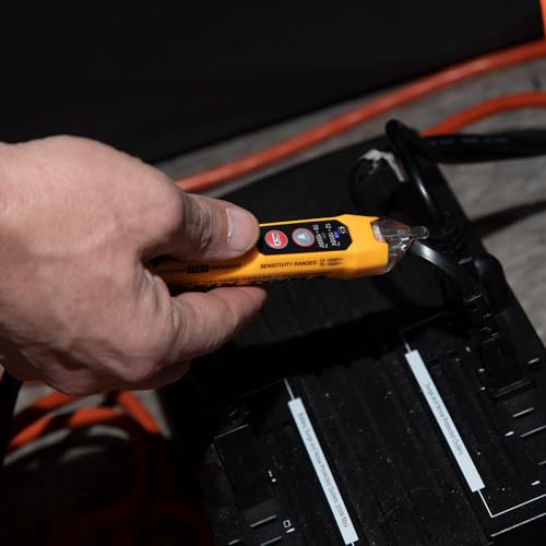 Klein Tools Dual Range Non-Contact Voltage Tester NCVT3P with Flashlight, Audible & LED Alerts