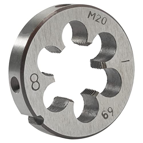 M20 x 1 Metric Round Die, Machine Thread Die M20 X 1.0mm Right Hand
