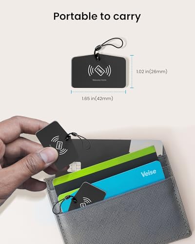 Veise VK01 RFID Key Fobs 13.56MHz for Smart Locks, 3 Pack
