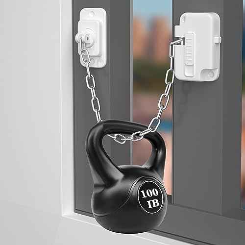 Cabinet Locks for Babies (2 Pack), Heavy Refrigerator Lock, for Fridge, Cabinets, Drawers, Dishwasher, Toilet, Window and Child Locks for Cabinets, Strong non-marking Adhesive No Drilling