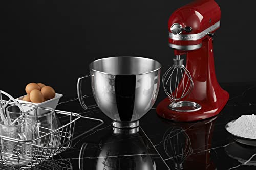 Ulticor 5 Qt Stainless Steel Mixing Bowl for KitchenAid Tilt-Head Mixers - Polished Finish