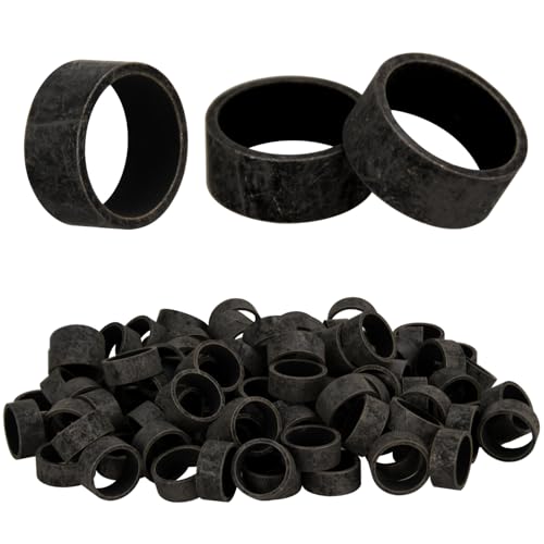 100 Pack 1/2" Copper PEX Crimp Rings for Plumbing Fittings - RUBY.Q
