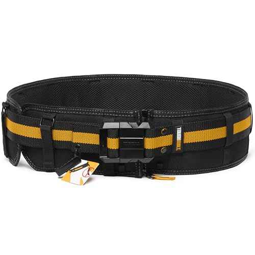 ToughBuilt ? Pro Padded Belt, Heavy-Duty Construction Belt with Adjustable Fit, Padded Support, and Durable Steel Buckle for All ClipTech¢â Pouches and Tool Rigs