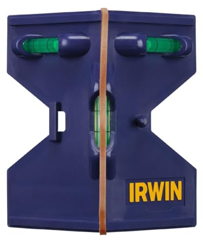 IRWIN Magnetic Post Level (One Size) — 1794482 with Magnetic Strip & Rubber Strap
