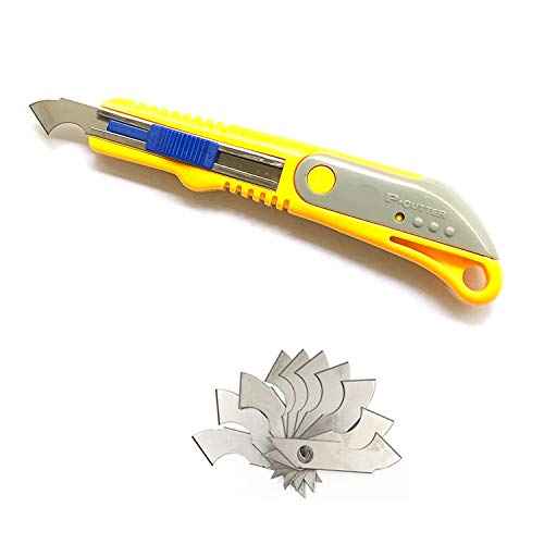 YouU 1 Acrylic Cutter and 10 Pcs Blade Set, Multi-Use Cutter with Cutting Blade£¨Upgraded version)