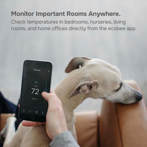 ecobee SmartSensor 2-Pack - Room Temperature & Occupancy Sensors for Thermostat