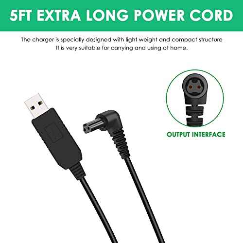 Mrgru USB Charger for 90627870-01 Hand Drill Compatible with Black and Decker BDCSFS30C BDCSFS30C-CA BDCS20C BDCS50C BDCD8C Power Supply Adapter