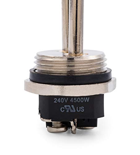 Camco 4500W 240V Screw-In Foldback Water Heater Element - One Size