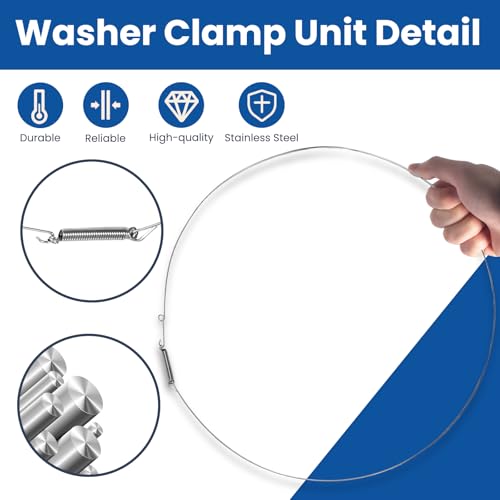 Washer Door Gasket Retaining Ring Clamp — Outer Boot Seal for LG/Kenmore