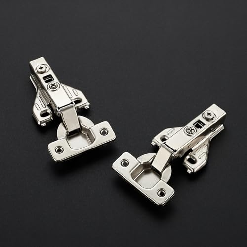 Ravinte Full Overlay Cabinet Door Hinges 105° - 2 Pack, Soft-Close, Adjustable