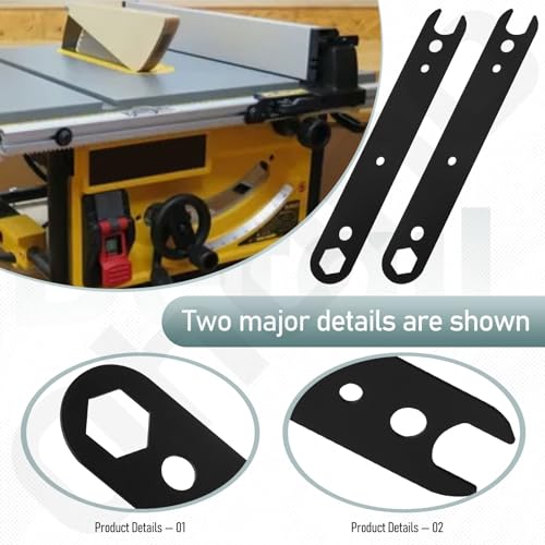2 PCS N506977 Table Saw Wrench - by Ohoho - Compatible with DeWalt Table Saw, Fits DWE7490X DWE7485 DWE7491RS DWE7499GD Type 1 & Type 2