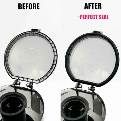 2PCS Replacement Gasket Compatible with Ryobi 18v Stick Vacuum Cordless Dust Bin Lid, Canister Missing Seal Attachments for PCL720, PBLSV716, PBLSV717, Silicone