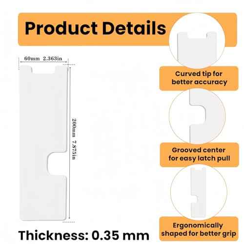 Opening Card 4pcs Ultra Thin Flexible Pry Opening Tool Plastic-steel Doors Joggling Bypass Tools Lock Opener