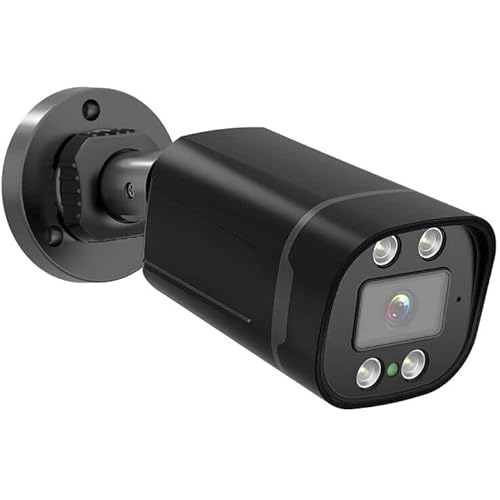 Hiseeu HD 5MP Analog/AHD/CVI/XVI 2560 TVL Wired Security Camera Outdoor for 5MP Analog Surveillance Dvr Kits, IP 66 Waterproof, Clear Night Vision up to 60ft, Remote Access