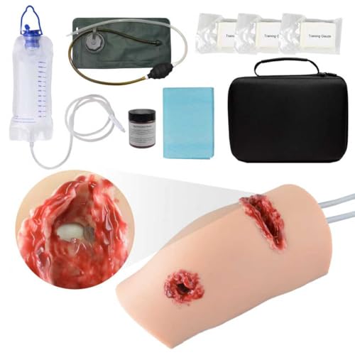 Medical Wound Packing Trainer with Simulated Bone & Bleeding System