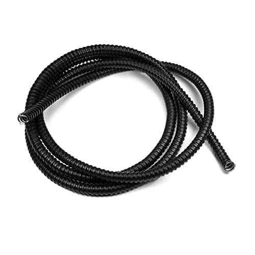 Fielect Flexible Metal Conduit ¥Õ10 Corrugated Tubing Wire Conduit Pipe Tubes Wire Loom Tubing Steel Conduit Flexible Cover,2 Meter