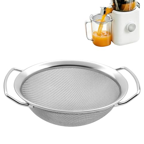 Nama J2 Juice Strainer - Stainless Steel Fine Mesh with Dual Handles