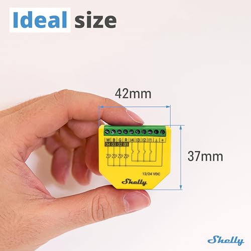 Shelly Plus RGBW PM WiFi Smart LED Controller with Power Metering - Variation 1