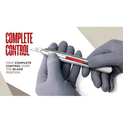 VViViD Best Damn Knife Quick Lock, Heavy Duty Precise Utility Blade, Quickest Safety Lock, 11, 9mm Blades