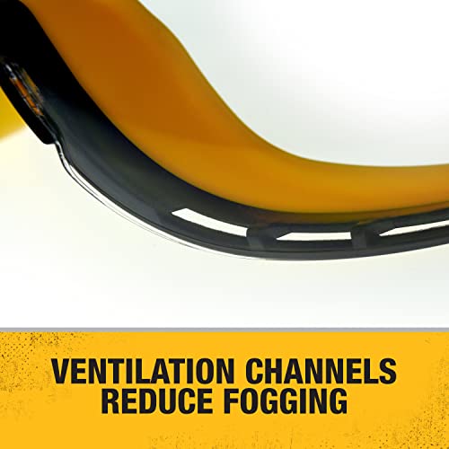 DeWalt DPG82 Anti-Fog Dual Mold Safety Goggle - Clear, 1 Pair
