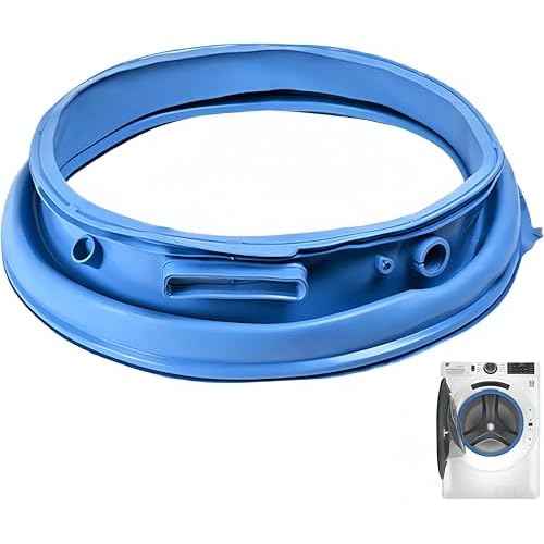 WH05X29521 Washer Door Gasket for GE GFW550SSN0WW GFW550SSN2WW GFW550SSN5WW GFW550SSN1WW GFW550SPR5RS GFW550SPN0DG GFW550SPR4RS GFW550SSN4WW GFW550SSN3WW GFW510SCN0WW GFW510SCV0WW Gasket Seal