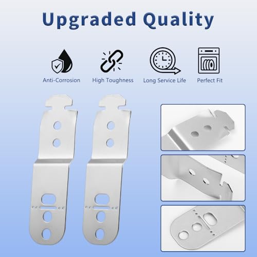 619985 Dishwasher Mounting Bracket Kit 2 Pack for Bosch/Kenmore/Thermador (Exact Fit)