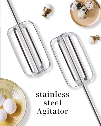 2 Pcs Hamilton Beach Hand Mixer Beater Attachments 7.88in Square Silver Replacement Parts