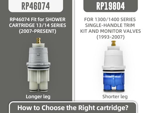 Sxtrrdnary RP46074 Shower Valve Cartridge Replacement for Delta 13/14 Series Tub & Shower Faucets
