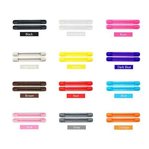 Eyewear Retainer Eyeglass Temple Tip for Kids and Adults Silicone Anti Slip Holder for Glasses Piece Ear Hook - 12 Pairs