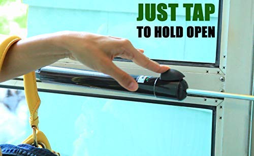 Green Star Touch 'n Hold Heavy Duty Dual Door Closer System - White