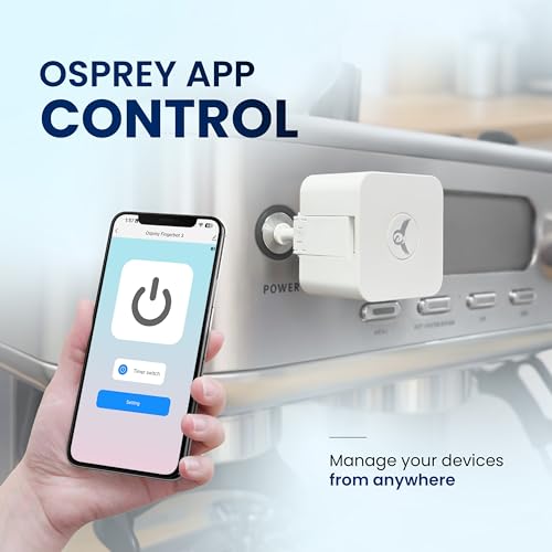 Osprey.Life Smart Fingerbot with WiFi Gateway, 2.4GHz Wi-Fi, White