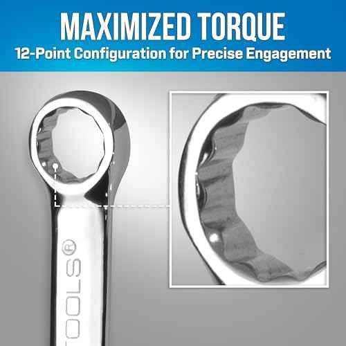 Jonard Tools CWS-716 Combo Stubby Wrench, 7/16"