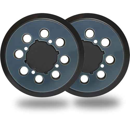 2 Pack Sander Pad for Dewalt Sander, 5" 8 Hole Hook and Loop Orbital Sander Pad Replacement for DeWalt DWE6421 6421K DWE6423 6423K DCW210B -4 Screw Holes Sanding Part for DeWalt DWE64233 & N329079